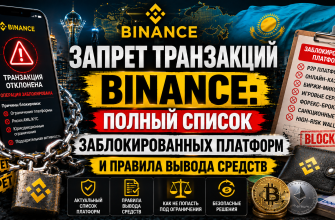 Заблокированные транзакции Binance и предупреждение для пользователей криптобирж