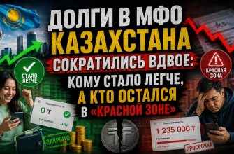 Проблемные займы в МФО Казахстана сократились вдвое — статистика 2026