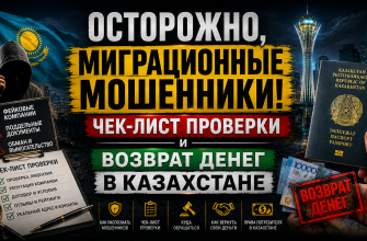Миграционные мошенники в Казахстане — как распознать обман при оформлении РВП и ВНЖ