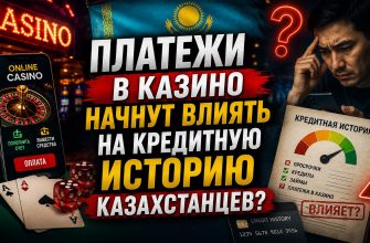 Платежи в казино в кредитной истории Казахстана — новые правила АРРФР