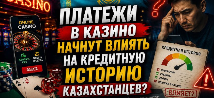 Платежи в казино в кредитной истории Казахстана — новые правила АРРФР