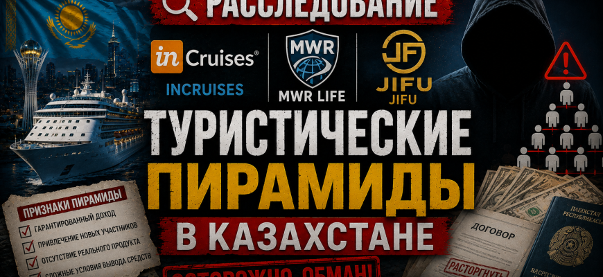 Туристические пирамиды в Казахстане — inCruises, MWR Life, JIFU