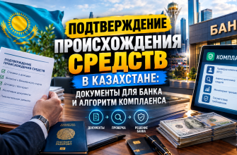 Подтверждение происхождения средств в Казахстане — документы для банка и алгоритм комплаенса