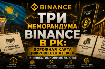 Подписание меморандумов Binance с государственными органами Казахстана о цифровых активах