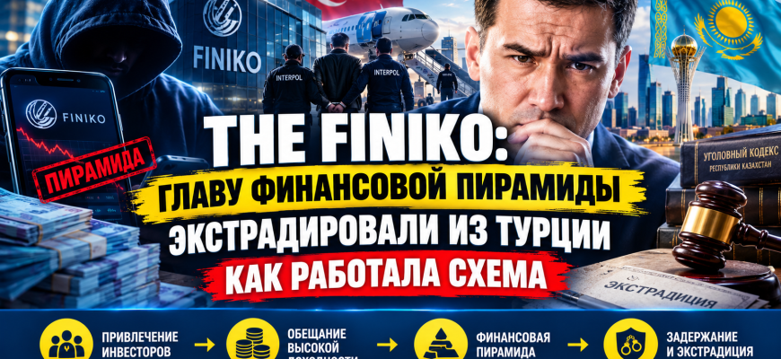 Экстрадиция руководителя The Finiko из Турции в Казахстан - разбор финансовой пирамиды