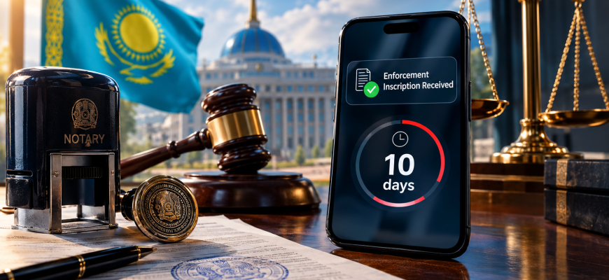 Исполнительная надпись нотариуса в Казахстане — порядок отмены