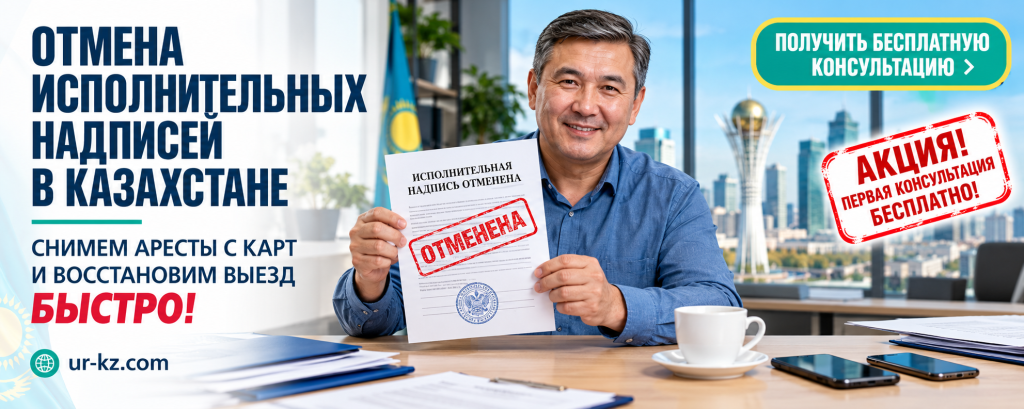 Отмена исполнительных надписей в Казахстане